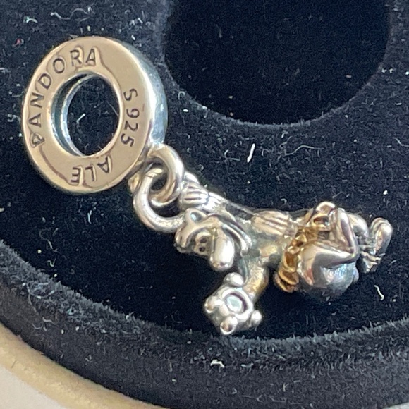 Pandora Silver and Gold Charm Bracelet - Picture 6 of 11